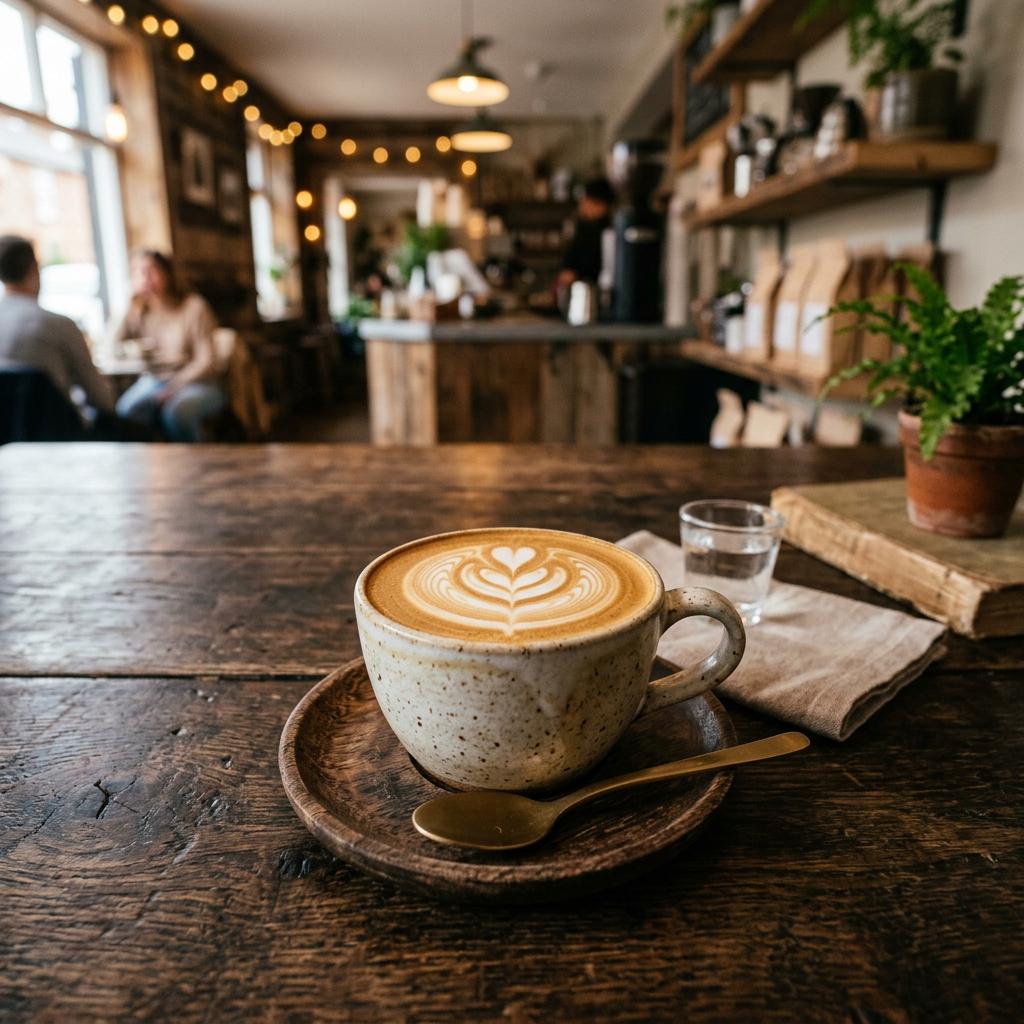Beautiful latte art