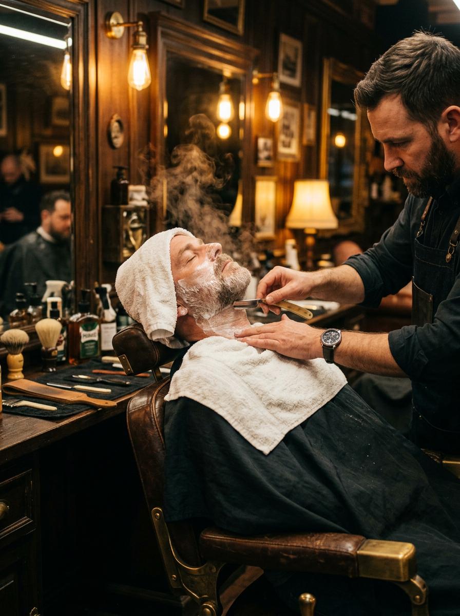 LA Cave Turkish Barber - Hot Towel Shave